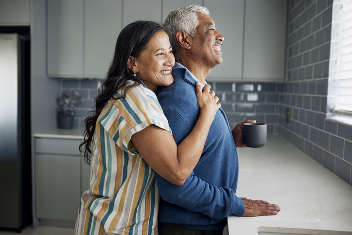 A husband and wife enjoying their golden years, having created a plan for retirement. 